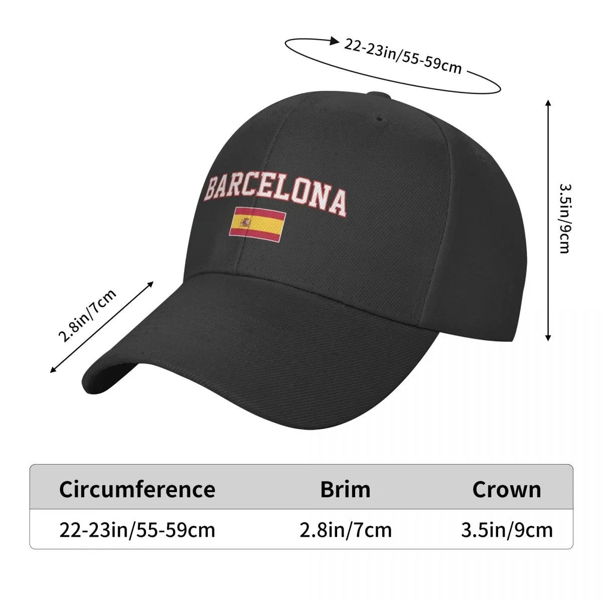 Barcelona Flag Cap