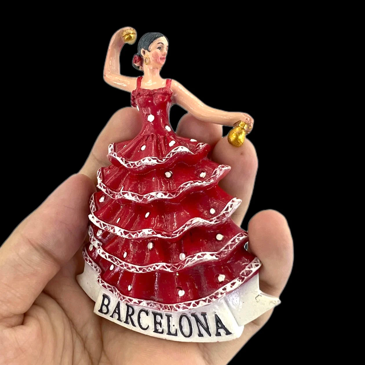 Barcelona Flamenco Dancer - Spain Souvenir Magnets