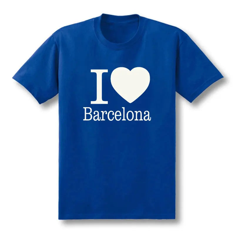 I Love Barcelona T-shirt for Men