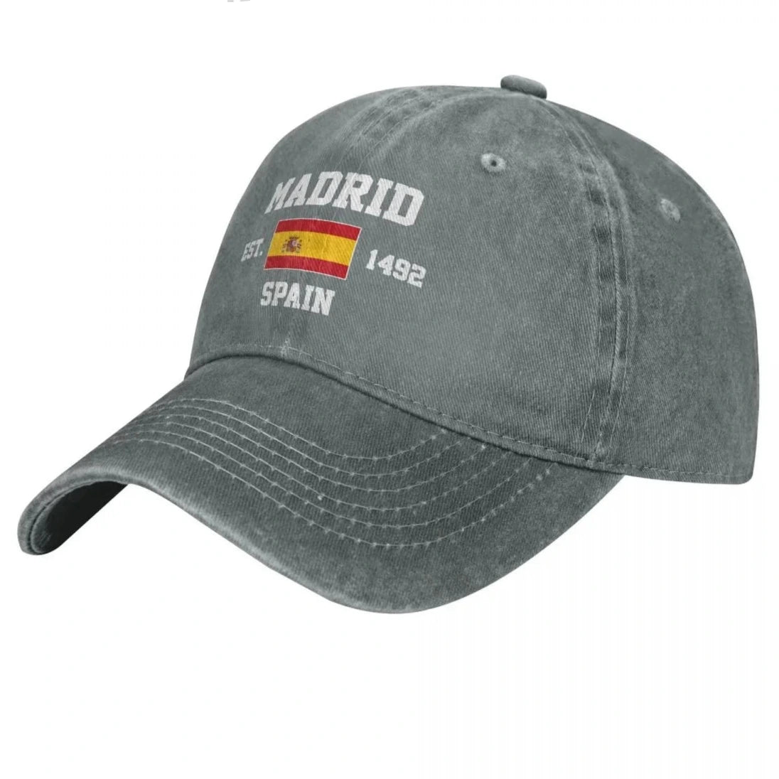 Cap Madrid Flagge von Spanien Gegründet 1492 Madrid Vintage