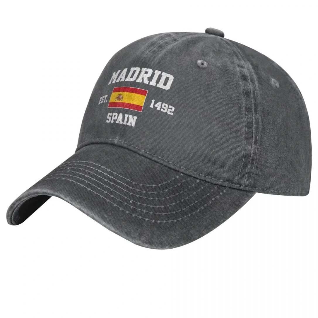 Cap Madrid Flagge von Spanien Gegründet 1492 Madrid Vintage